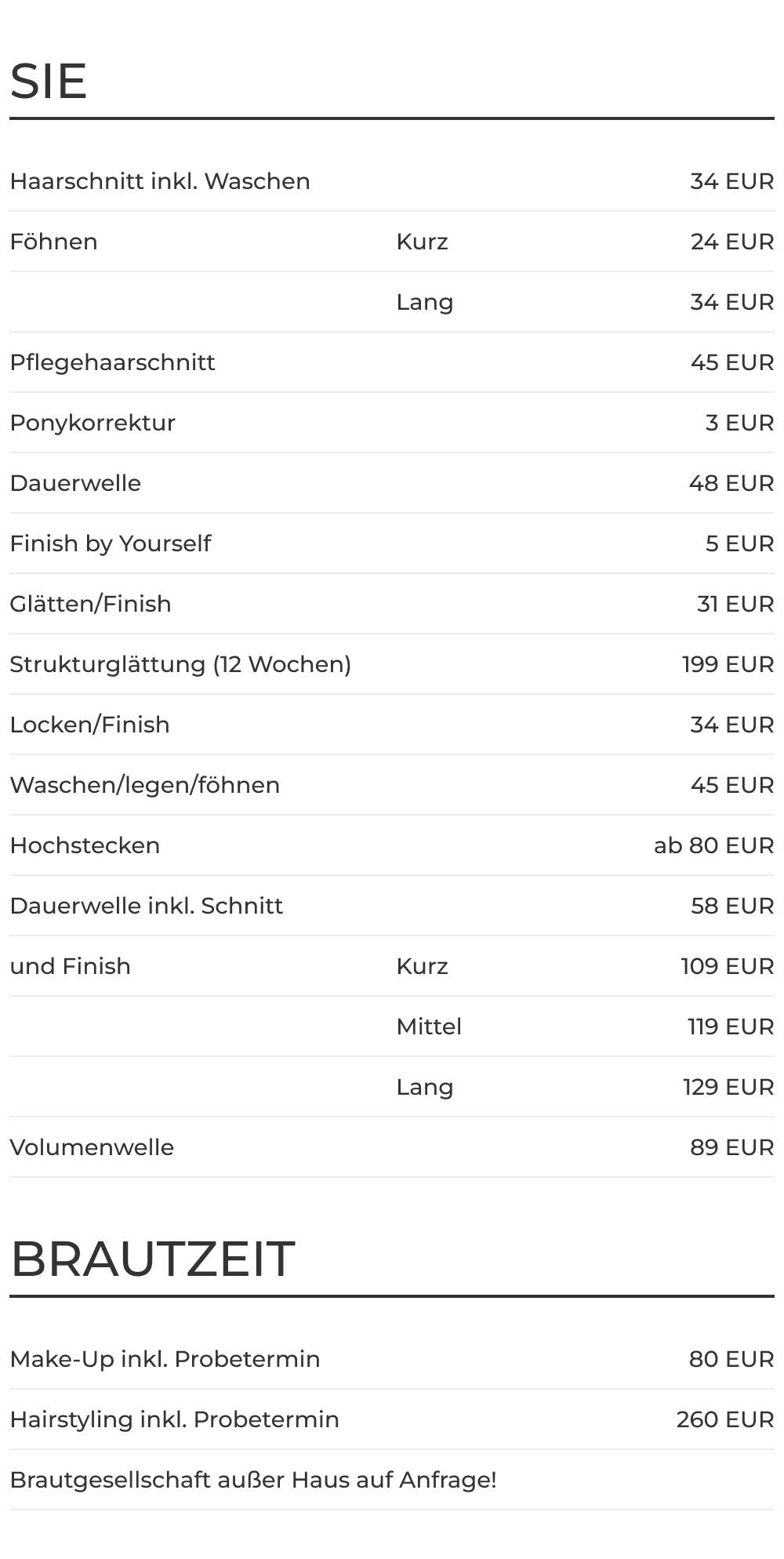 Make-Up und Styling bei Boos Friseure