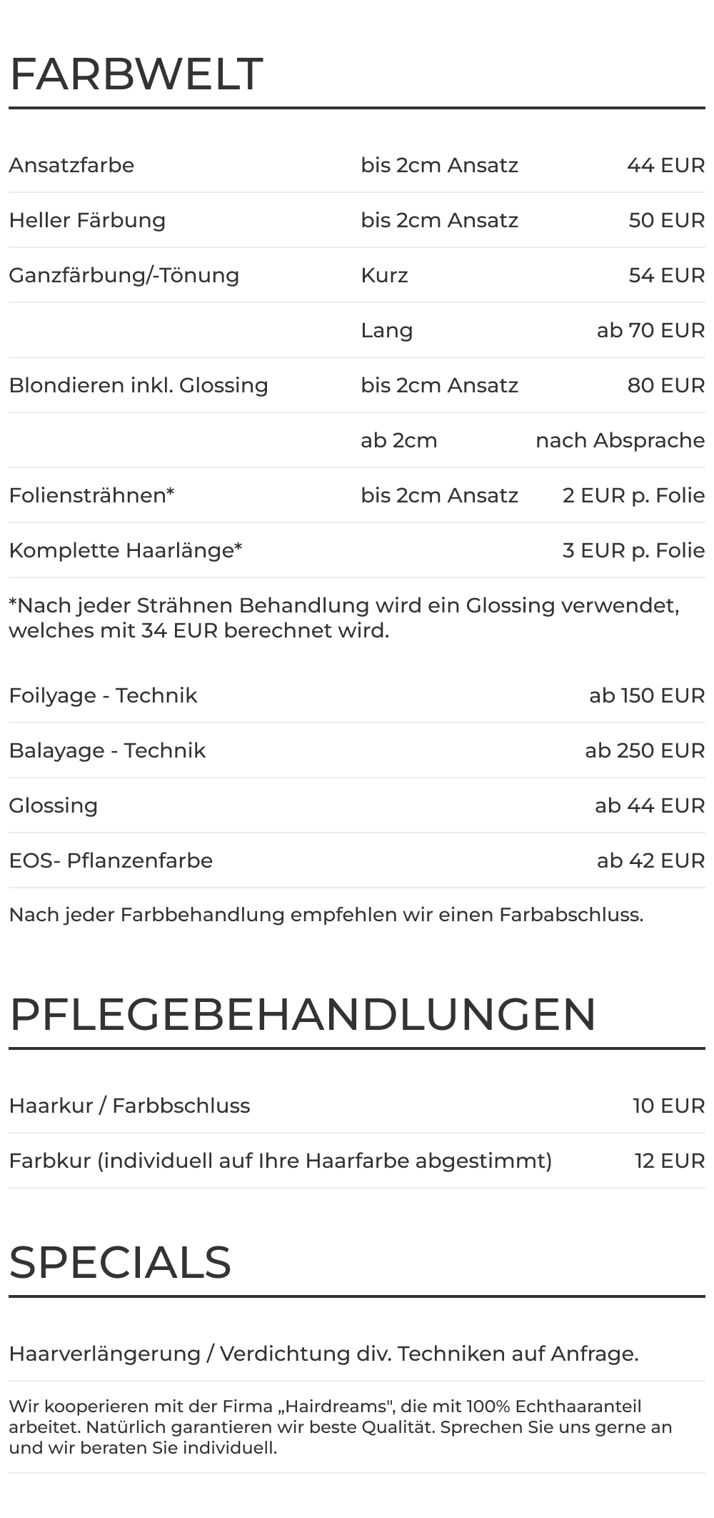 Make-Up und Styling bei Boos Friseure